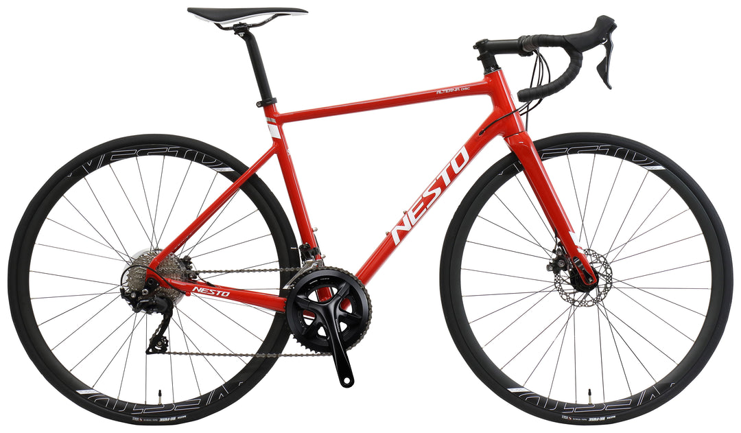 ＼ブラックフライデーセール／[NESTO PREMIUM] ネスト ALTERNA DISC (オルタナ ディスク) ［ロードバイク｜外装22段(2×11)ギヤ｜軽いアルミフレーム｜フルカーボンフォーク｜軽いタイヤ｜ディスクブレーキ］