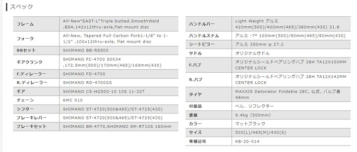 [KhodaaBloom]コーダーブルーム　ロードバイク　ファーナ DISC TIAGRA